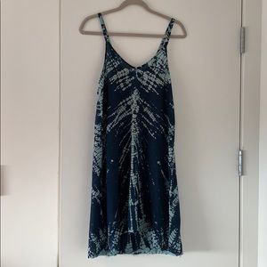 Raquel Allegra Navy Tie Dye Dress